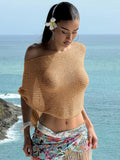 Sheer Mesh Sleeveless Sweater Top [SB6RAHGO]