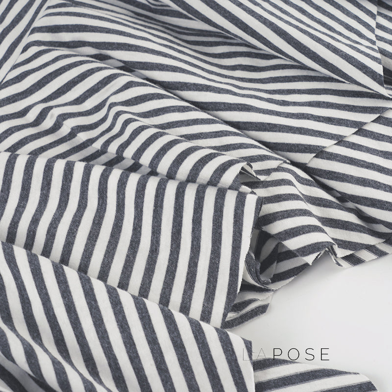 Shelby Knit Striped Pleated Skirt