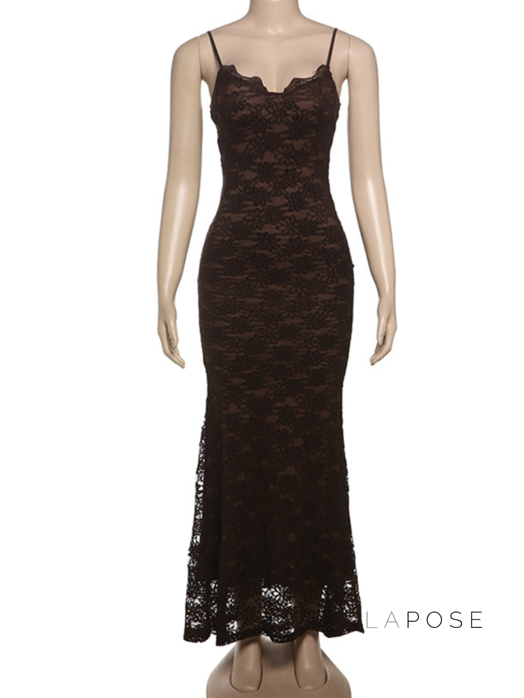Sheridan Lace Patchwork Midi Dress [YGO8SWST]