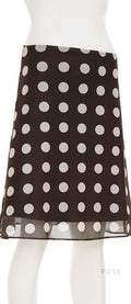 Sia Polka Dot Mesh Skirt [Y542SSRP]