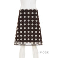 Sia Polka Dot Mesh Skirt [21VXV071]