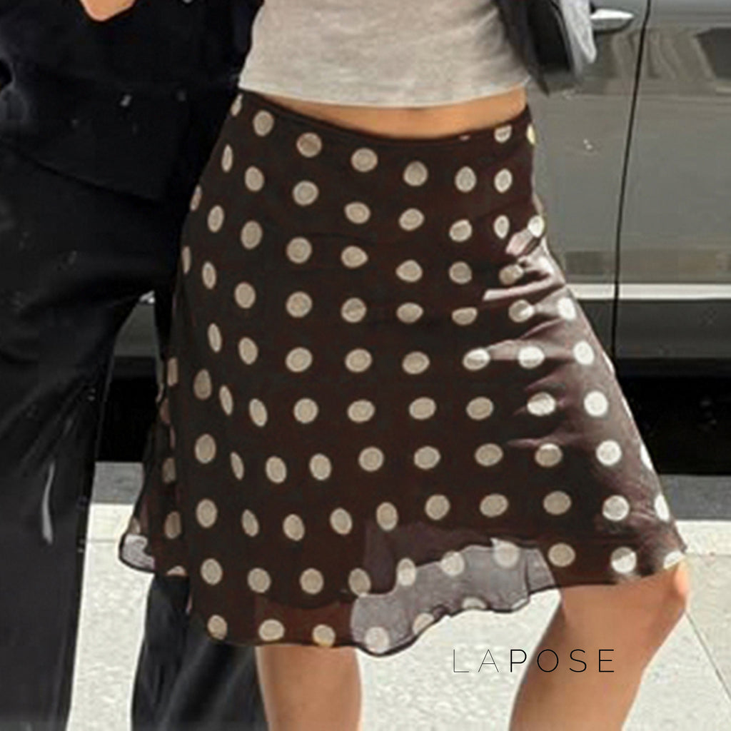 Sia Polka Dot Mesh Skirt [6WT7WNM4]