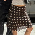 Sia Polka Dot Mesh Skirt [6WT7WNM4]