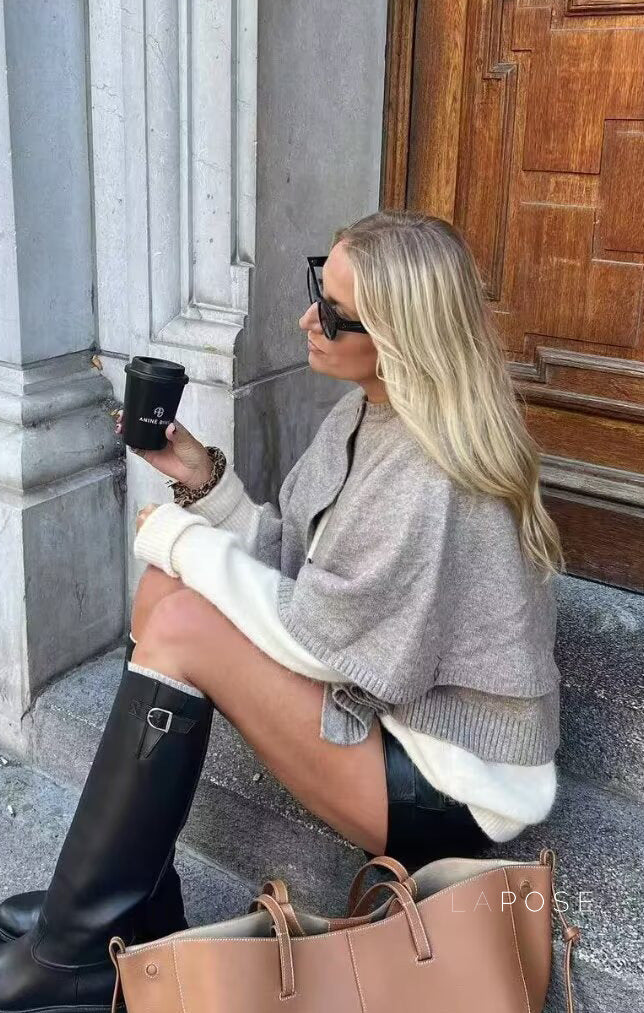 Sienna Relaxed Knit Sweater [K1L31285]
