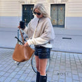 Sienna Relaxed Knit Sweater [IBEG59TI]