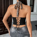 Sila Leopard Print Corset Top [WCVCQYS0]
