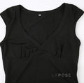 Siobhan V-Neck Crop Top [LT2SG9WG]