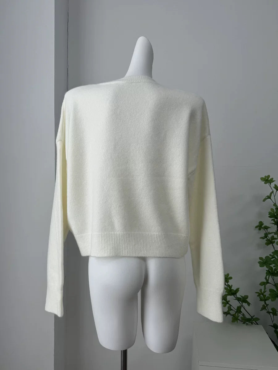 LaPose - Sofi Oversized Crewneck Knit Sweater