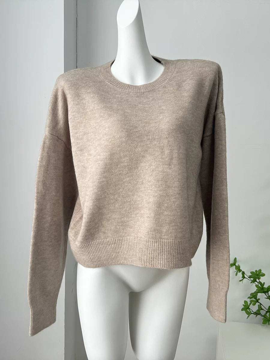 LaPose - Sofi Oversized Crewneck Knit Sweater