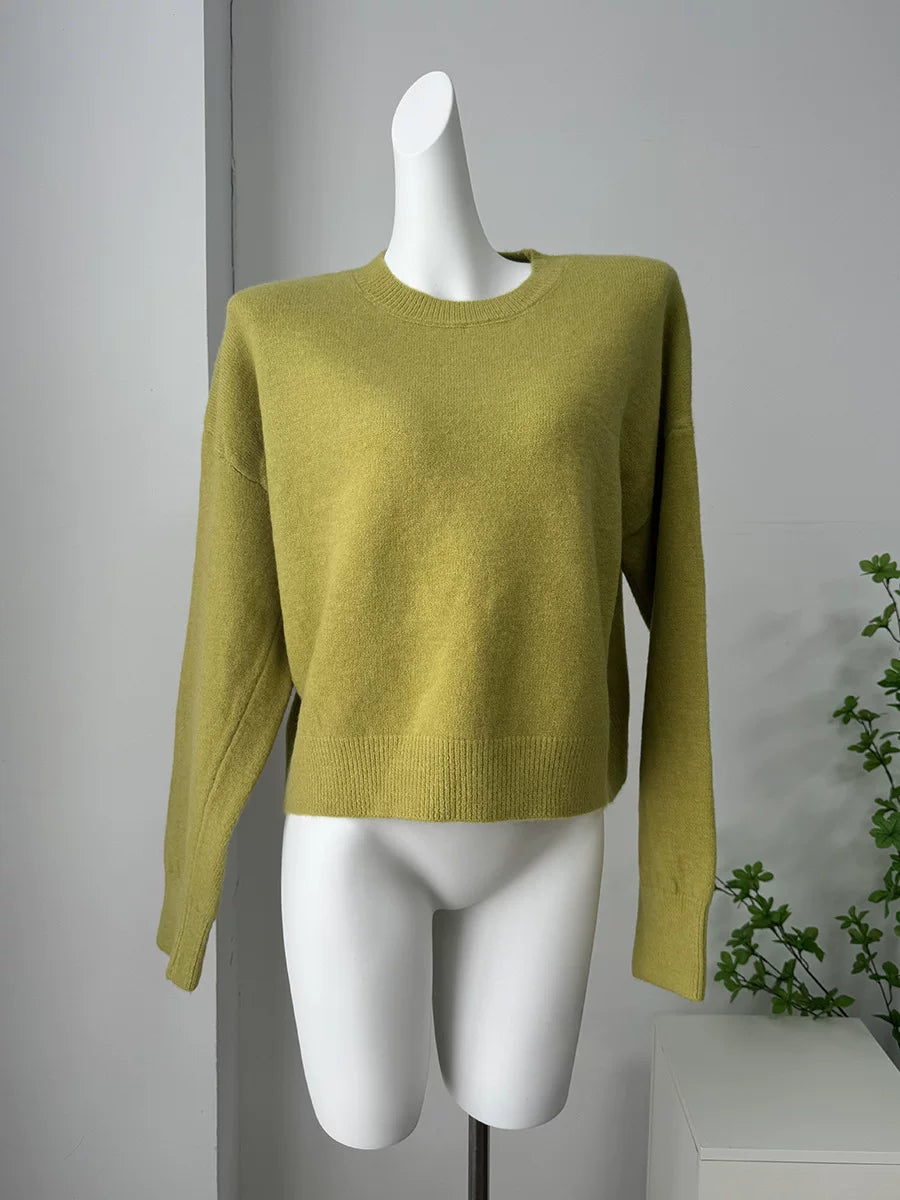 LaPose - Sofi Oversized Crewneck Knit Sweater