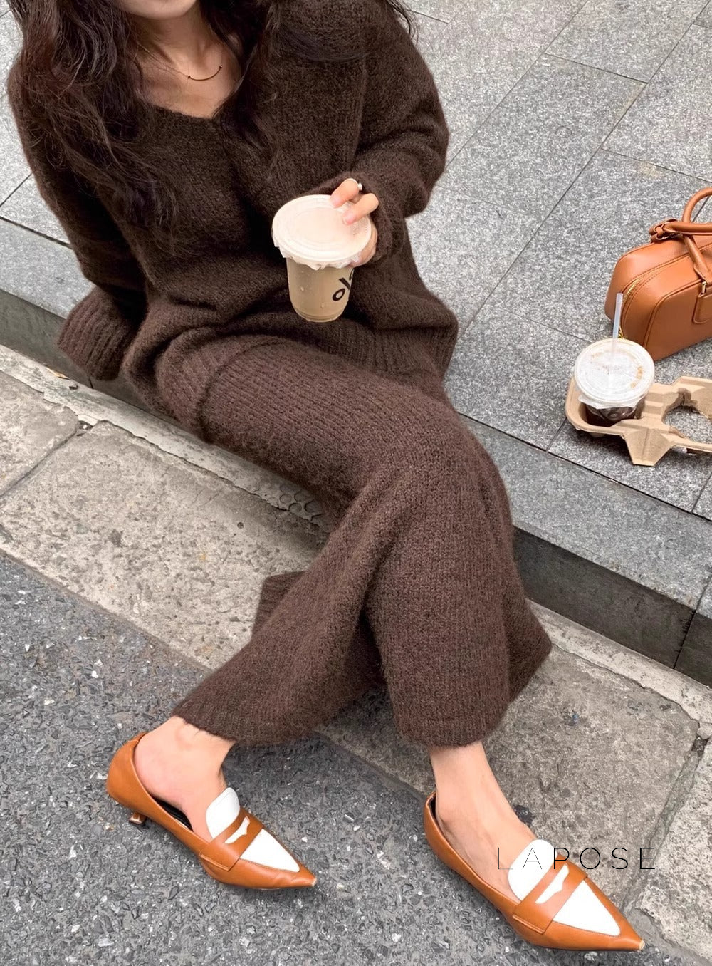 Soha Ribbed Knit Skirt Set [SMSVCY5K]