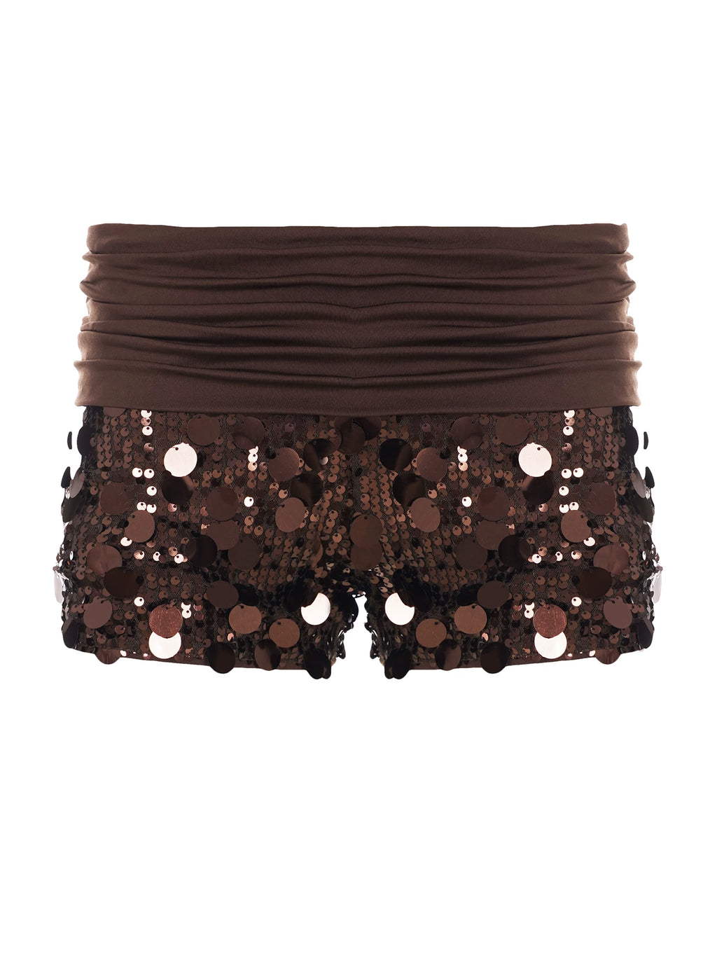 Solana Sequin Ruched Shorts