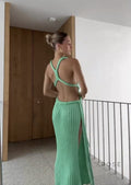 Sonny Knitted Halter Dress [HBWSGBCB]