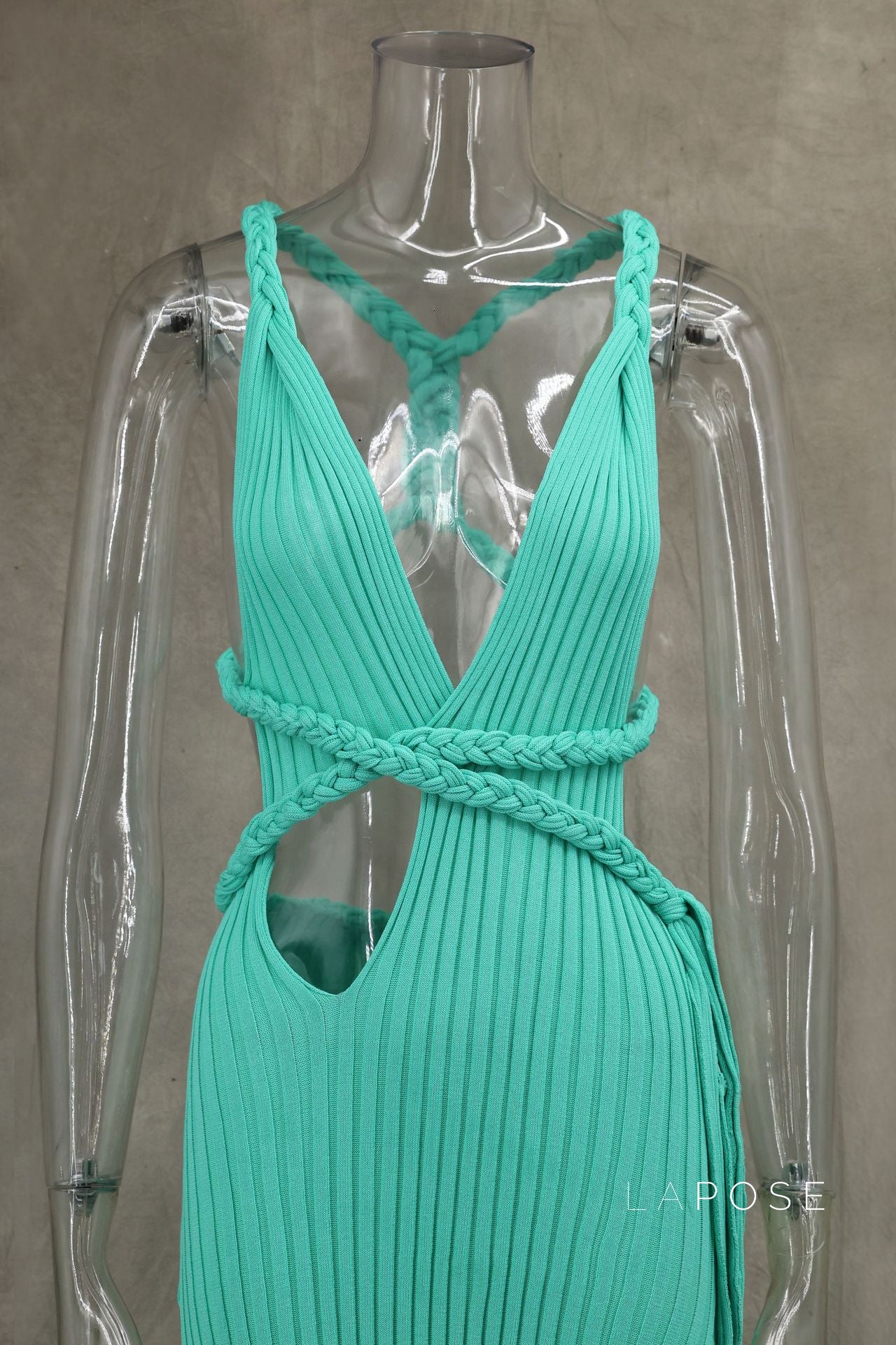 Sonny Knitted Halter Dress [QD4A5FZO]