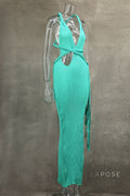 Sonny Knitted Halter Dress [U1KXAHT5]