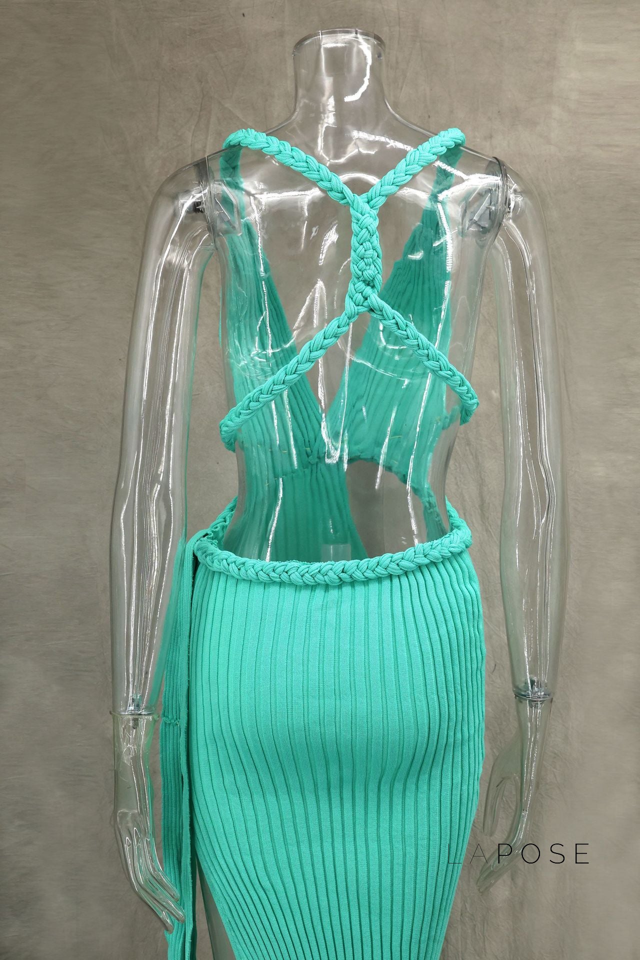 Sonny Knitted Halter Dress [FDNYNT6I]