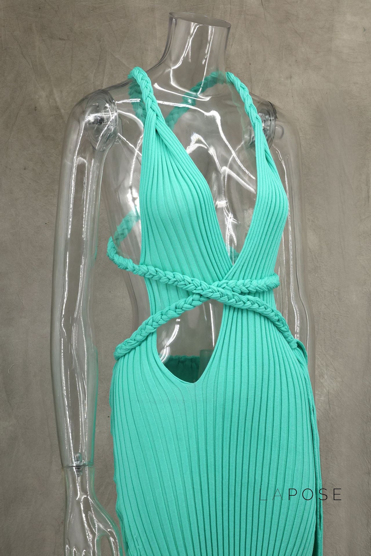 Sonny Knitted Halter Dress [TKOGA3HO]