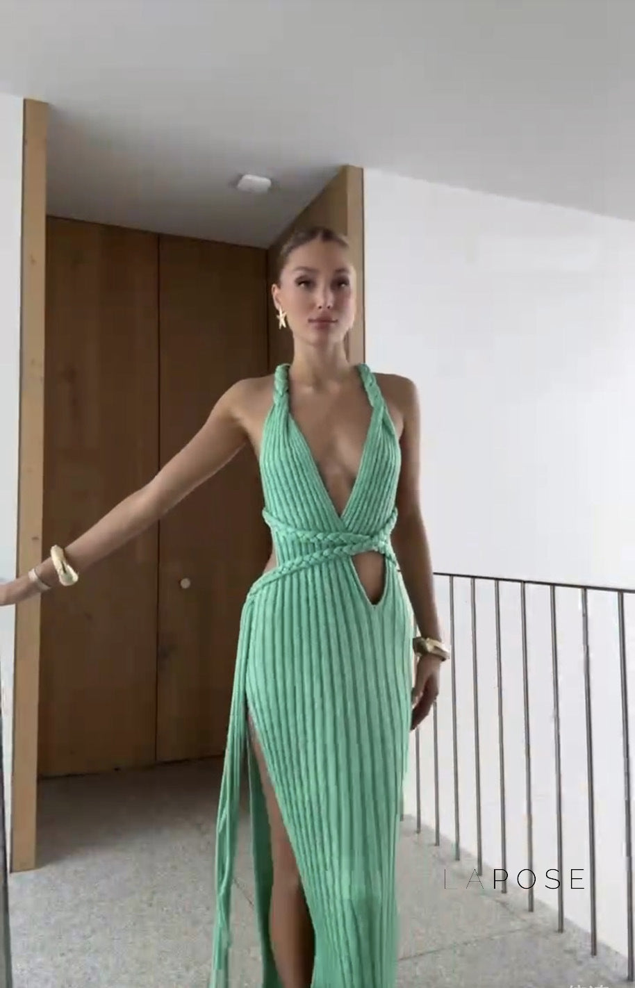 Sonny Knitted Halter Dress [4TV7F8TU]