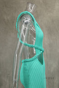 Sonny Knitted Halter Dress [8W13BUCQ]