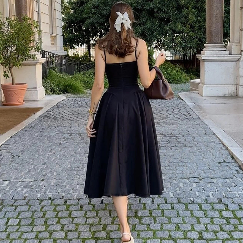 Square Neck Midi Slip Dress [YYKCREHR]