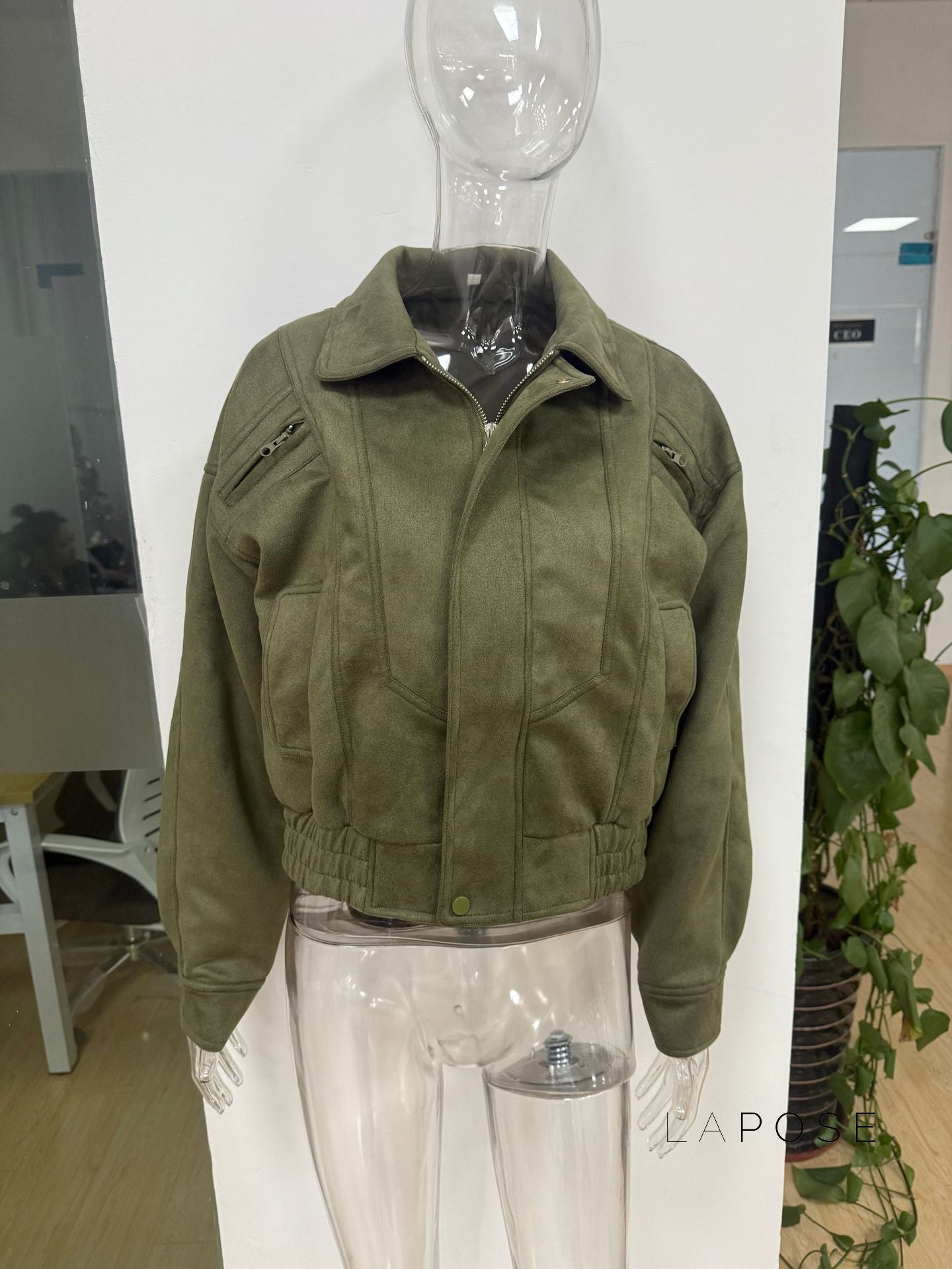 Star Lapel Crop Jacket [MBA8DU3J]