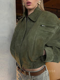 Star Lapel Crop Jacket [FJT9YAPU]