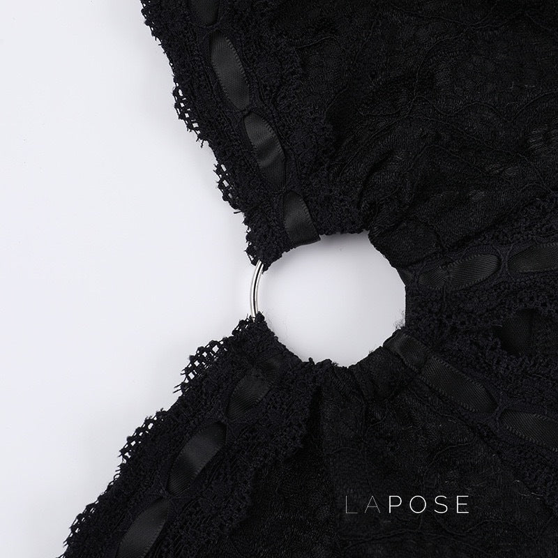 Stefanie Lace Cut-Out Jumpsuit [T4J3T2FU]