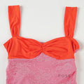 Summer Orange Lace Crop Top [JL4D5H4L]