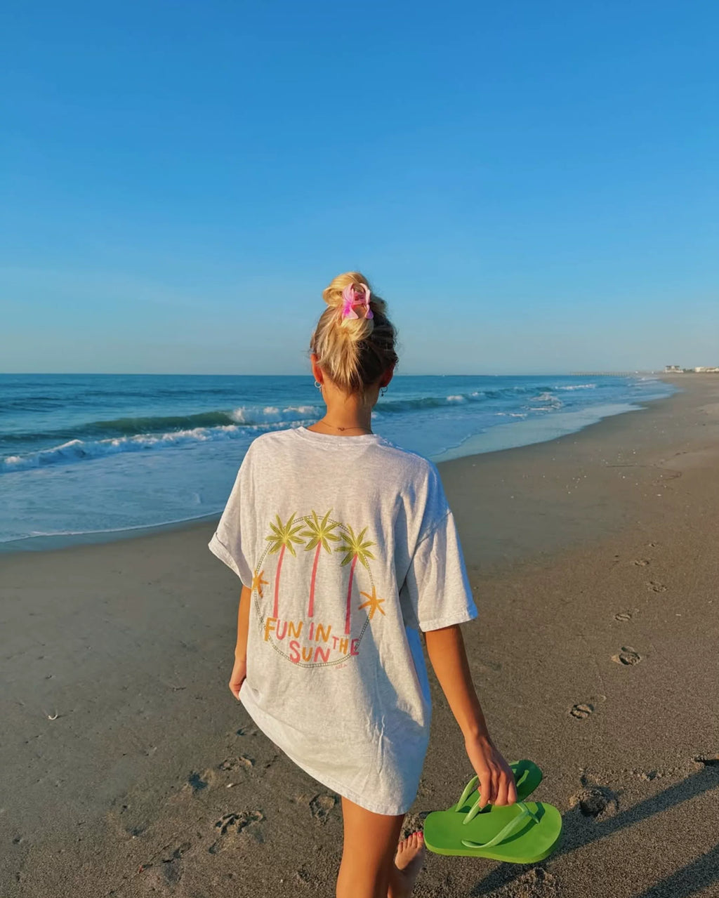 Sunnie Oversized Graphic Sun T-Shirt