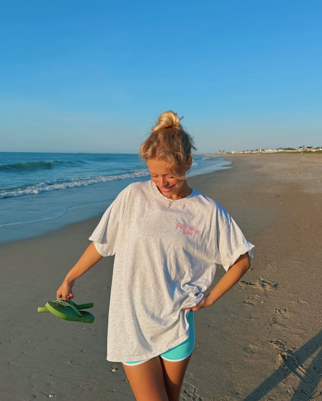 Sunnie Oversized Graphic Sun T-Shirt