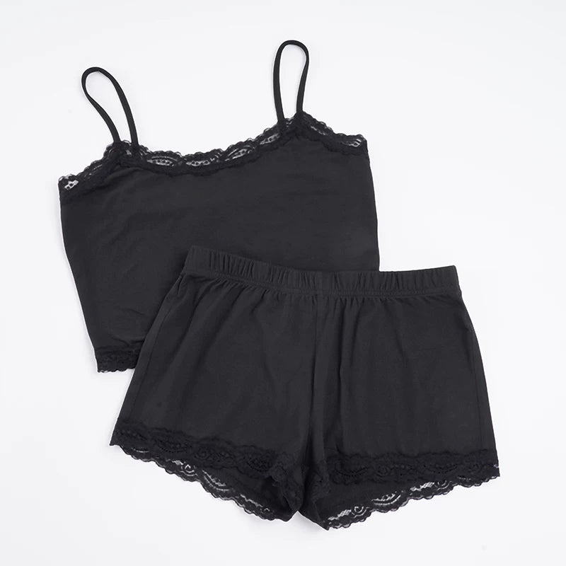 LaPose - Suzanne Lace Trim Cami Set