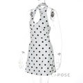 Svea Halter Polka Dot Mini Dress [7G9DM9F2]