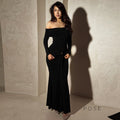 Swara Off-Shoulder Tie Waist Dress [G6SXDK50]