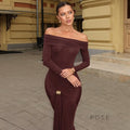 Swara Off-Shoulder Tie Waist Dress [LOISXL1V]