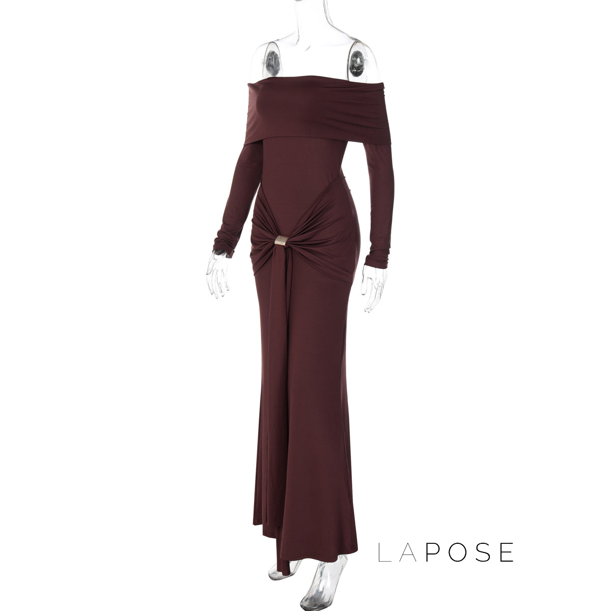 Swara Off-Shoulder Tie Waist Dress [F1YXHYZM]