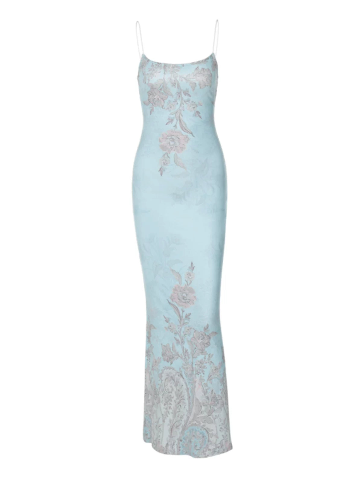 LaPose - Syncere Floral Strappy Maxi Dress