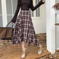 Tailynn Plaid Irregular Midi Skirt [LI2K81J6]