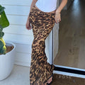 Talayah Leopard Mesh Maxi Skirt [FRO7UNTN]