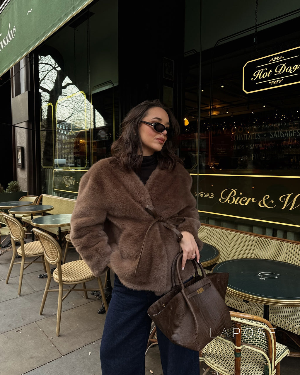 Talitha Plush Tie-Waist Jacket [QM7P28VZ]