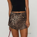 Tallulah Leopard Mini Skirt [VN1MAEBG]