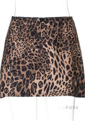 Tallulah Leopard Mini Skirt [LJ3H5W8V]