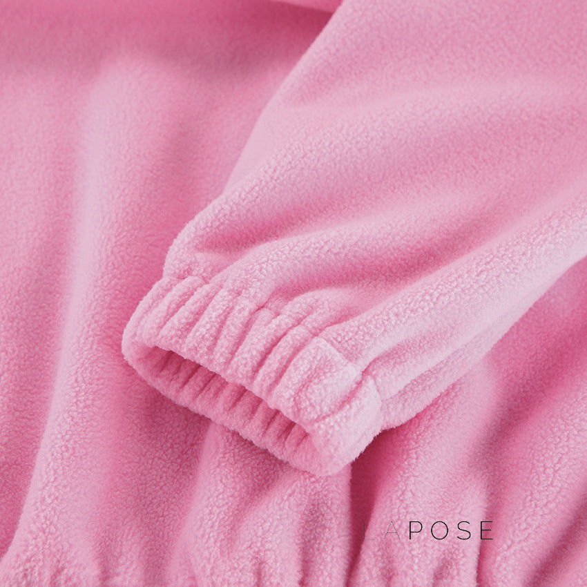Talya Long Sleeve Polo Sweatshirt [8OGY0RAJ]