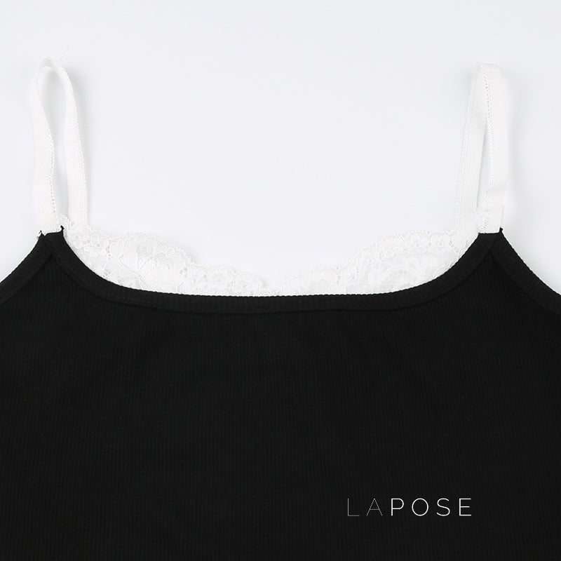 Talynn Black Lace Camisole [PE7DWF0L]