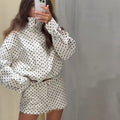 Talynn Polka Dot Short Set [9YKAYO48]