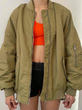 Tamiyah Olive Bomber Jacket [4HECXQ8V]