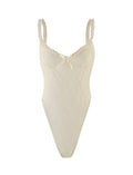 LaPose Tanner Champagne Lace Bodysuit