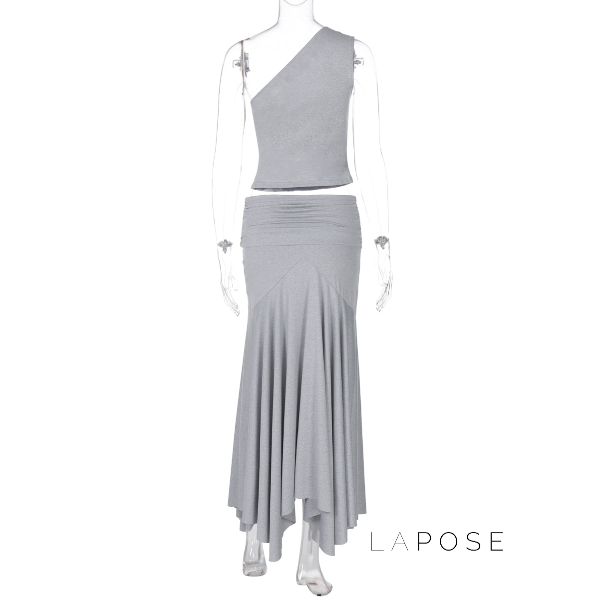 Tatum One-Shoulder Mini Skirt Set