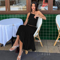 Tatum One-Shoulder Mini Skirt Set