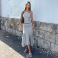 Tatum One-Shoulder Mini Skirt Set