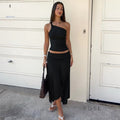 Tatum One-Shoulder Mini Skirt Set